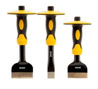 Set Di 3 Pezzi XTrade Builders Guarded Bolster E Cold Chisel X0900148