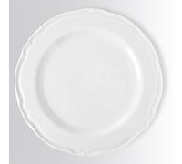 Set di 3 Piatti stile inglese in Porcellana bianca decoro Praga di Saturnia