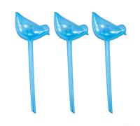 Set di 3 picchetti in PVC per piante grasse e piante perenni da esterno con monitoraggio trasparente della ricarica (blu)