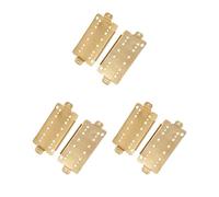 Set di 3 pickup Humbucker per chitarra elettrica, in ottone, doppia bobina, piastra di base per chitarra, 52 mm
