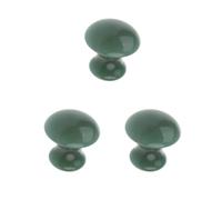 Set di 3 pietre di giada per massaggio facciale da donna, rilassanti, funghi, pietra verde