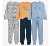 Set di 3 pigiami in cotone, a tema pianeti Altro 12 anni - 150 cm