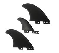 Set di 3 pinne da surf Thruster PVC rinforzato ad alte prestazioni 3 accessori per sport acquatici pinna da surf