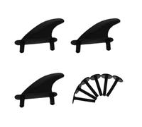 Set di 3 pinne per tavola da surf, set di eliche a tre pinne in TPR con viti e accessori per tavole da surf per gli appassionati di surf