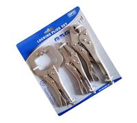 Set di 3 pinze di bloccaggio assortite per saldatura a C resistenti per strumenti di riparazione a mano, accessori per la lavorazione del legno, strumento di installazione del tubo