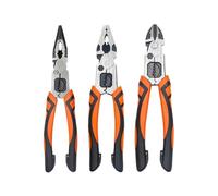 Set Di 3 Pinze Multifunzionali Dal Design Robusto For Lavori Di Spelatura, Crimpatura E Taglio Di Fili In Elettronica