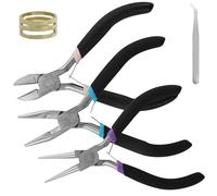 Set di 3 pinze per gioielli in nichel, con pinza rotonda, tagliafili, apriscatole Gioiello