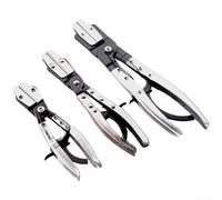 Set di 3 pinze per guarnizioni dell'olio a becco piatto automobilistico per un'installazione efficiente delle fascette stringitubo e prevenzione delle perdite durante le riparazioni (set da 3 pezzi)