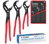 Set di 3 pinze per pompa dell acqua (18 cm 25 cm 30 cm) chiave idraulica