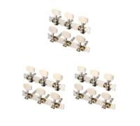 Set di 3 pioli cromati per chitarra acustica, 2 pezzi, 3R3L