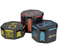 Set di 3 plyo box HMS con rivestimento imbottito