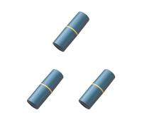 Set di 3 portaspazzolino da viaggio portatile antipolvere da bagno dentifricio per lavaggio tazza organizzatore domestico hotel scuola titolare blu