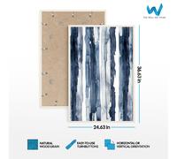 Set di 3 poster arte astratti da parete acquerello onda marina oceanica -...