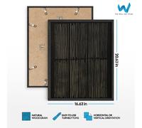 Set di 3 poster arte da parete design astratto grafico monocromatico -...