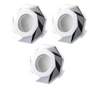 Set di 3 pratici coperchi per troppopieno, accessorio portatile per lavabi in installazione semplice, per uso quotidiano e valorizzazione estetica