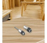 Set di 3 prese per rubinetto con regolabile, per estrattore in acciaio CR-MO per rubinetti #6-1/4 e 1/4-1/2, include adattatore per presa da 3/8" per mano P