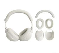 Set di 3 protezioni paraorecchie in silicone per cuffie Sony Wh-1000Xm6 con archetto, accessori da viaggio, nero, blu, grigio, rosa (grigio)