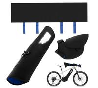 Set di 3 protezioni per il trasporto di biciclette elettriche, universale, per motore, batteria e manubrio, protezione da sporco, umidità, freddo, impermeabile, per portabiciclette