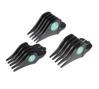 Set di 3 protezioni per tagliacapelli, di grandi dimensioni, in metallo, compatibili con tagliacapelli Wahl per miscelare, tagliare, conica, 5,1 cm/3,8 cm/3,1 cm/3,2 cm