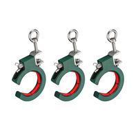 Set di 3 pulegge per cavi resistenti alla corrosione e montaggio facile per allineamento dritto/angolare Rullo vassoio per cavi aggiornato