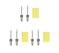 Set di 3 punte per saldatore in rame parti kit con spugna di pulizia per punta interfaccia E10 K