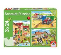Set di 3 puzzle della fattoria Schmidt