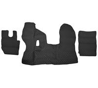 Set Di 3 Pz Coperture In Eco Pelle Nera Per Camion Manuali DAF CF Euro 6 2013+