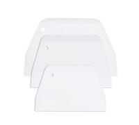 - Set di 3 raschietti tagliapasta in plastica, per torte, riutilizzabili, utensili da cucina, per la cottura del pane, per spalmare la glassa (S+ +L)