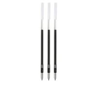 Set di 3 ricariche per penne a sfera Jetstream multicolore SXR-80-05, 0,5 mm, colore: Nero