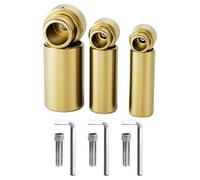 Set di 3 robuste teste in lega di alluminio per un'applicazione costante del calore e un facile utilizzo nella manutenzione dei tubi residenziali Set di ugelli di diverse dimensioni