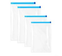 Set di 3 sacchetti a compressione da viaggio, riutilizzabili, design arrotolabile, per un imballaggio efficiente e una gestione dello spazio (3 x S (3 x L (40 x 60 cm)