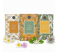 Set di 3 sacchetti profumati decorativi con brezza marina, agrumi e fiori della passiflora - sacchetti profumati estivi freschi per armadio, bagno e soggiorno, fragranza duratura fino a 4 mesi, 30 g