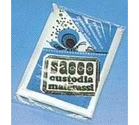 Set di 3 Sacchi Custodia in Plastica Trasparente per Materasso Singolo, Protettivi e Resistenti per Conservazione e Trasporto