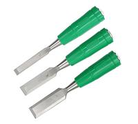 Set di 3 scalpelli per intaglio del legno da 3/4"/1/2"/1" coltelli da intaglio piatti per legno per falegname che intaglia strumenti per la lavorazione del legno