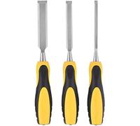 Set di 3 scalpelli per legno da intaglio Utensili manuali resistenti Set di scalpelli per legno con impugnature morbide per intaglio, scultura, tornitura del legno, artigianato