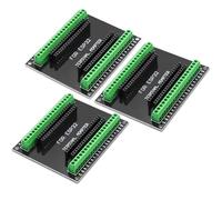 Set di 3 schede di espansione ESP32 Breakout Board GPIO 1 in 2 38PIN per ESP WROOM 32 Microcontroller