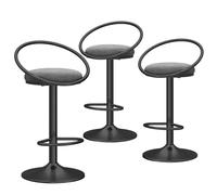 Set di 3 sgabelli da bar, altezza bancone, per casa e cucina