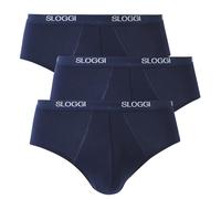 Set di 3 slip BASIC Blu XXL Tinta unita