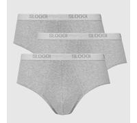 Set di 3 slip BASIC Grigio XXL Tinta unita