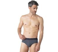 Set di 3 slip Eminence Business Print da uomo Blu 3XL Tinta unita