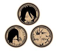 Set di 3 sottobicchieri a tema anime, sottobicchieri e sottobicchieri Kurosaki Ichigo, decorazione da tavolo per caffè, casa, regali per i fan