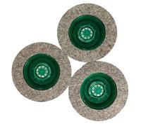 Set di 3 Spazzole con Feltro di Ricambio per Lucidatrice, Compatibile con Folletto PL510 PL511 PL512 Pulilux