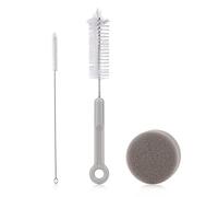 Set di 3 spazzole e spugna per fontana d'acqua per gatti, dispenser di bevande per animali domestici, cani, gatti, fontane d'acqua e ciotola