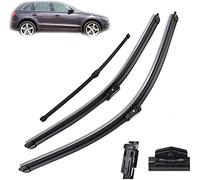 Set di 3 spazzole tergicristallo per Parabrezza Anteriore per Auto, per Audi Q5 SQ5 MK1 2008 2009 2010 2011 2012 2013 2014 2015 2016 2017 tergicristallo 24"+20"+13" tergicristalli