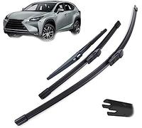Set di 3 spazzole tergicristallo per Parabrezza Anteriore per Auto, per Lexus NX 200 300 NX200t NX300h 2014 2015 2016 2017 tergicristallo 2018 26"+16"+12" tergicristalli