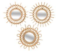 Set di 3 specchi da parete Sun da 28 cm