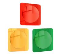 Set di 3 specchietti sensoriali divertenti, giocattoli interattivi, 25,4 x 25,4 cm, specchio a bolle in acrilico, set di attività per bambini, età prescolare, asilo, ragazze, casa, Ki