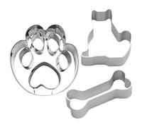 Set di 3 stampi per biscotti