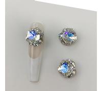 Set di 3 strass 3D per abbigliamento, gioielli, unghie, nail art, artigianato, manicure
