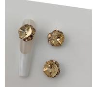 Set di 3 strass 3D per abbigliamento, gioielli, unghie, nail art, artigianato, manicure